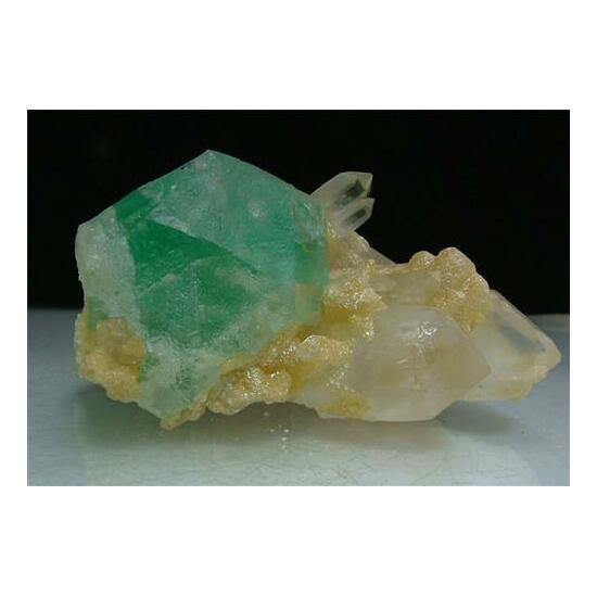 Fluorite With Quartz & Mica