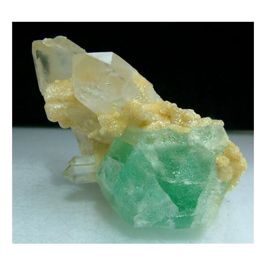 Fluorite With Quartz & Mica