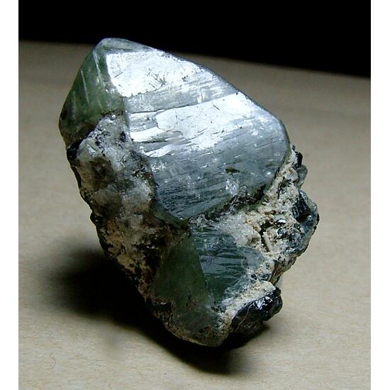 Hydroxylherderite With Tourmaline Var Schorl