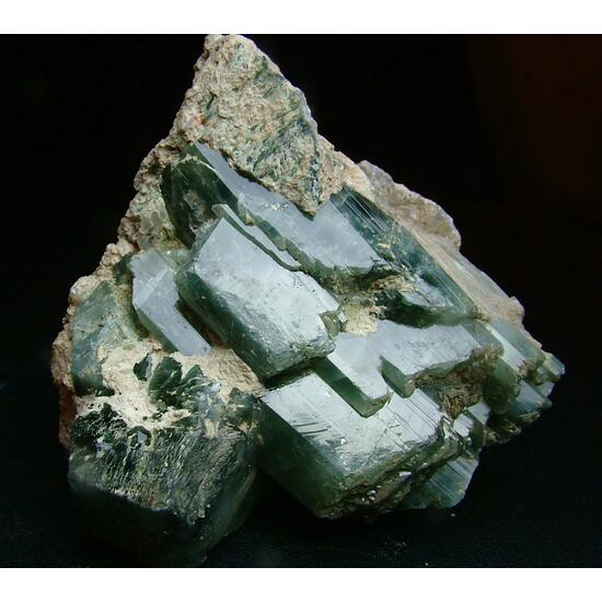 Albite With Actinolite Inclusions