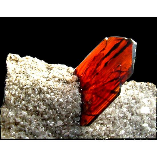 Brookite With Albite