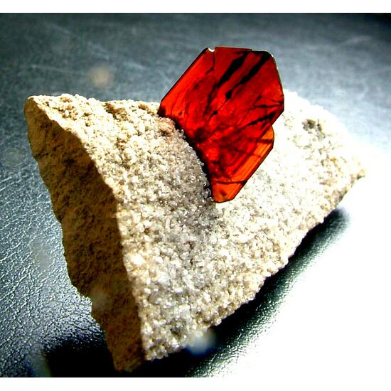 Brookite With Albite
