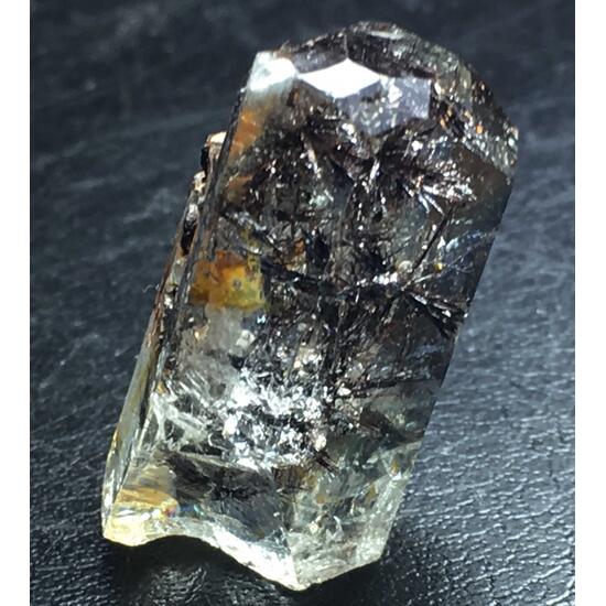 Aquamarine With Columbite Inclusions