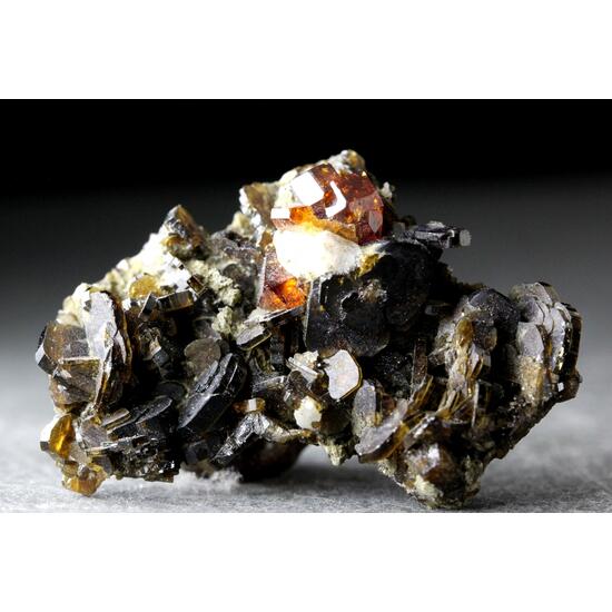 Spessartine With Vesuvianite