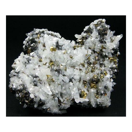 Chalcopyrite Sphalerite & Dolomite With Quartz