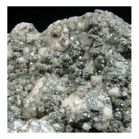 Pyrite On Calcite & Quartz