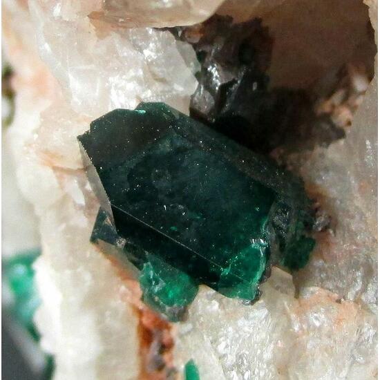 Dioptase & Cerussite