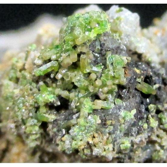 Pyromorphite On Quartz