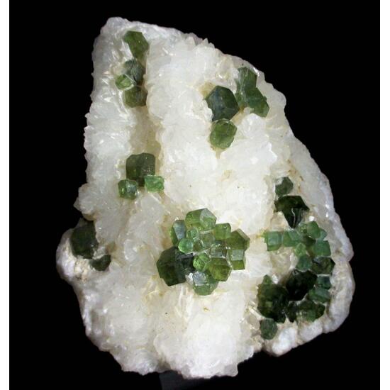 Demantoid & Calcite