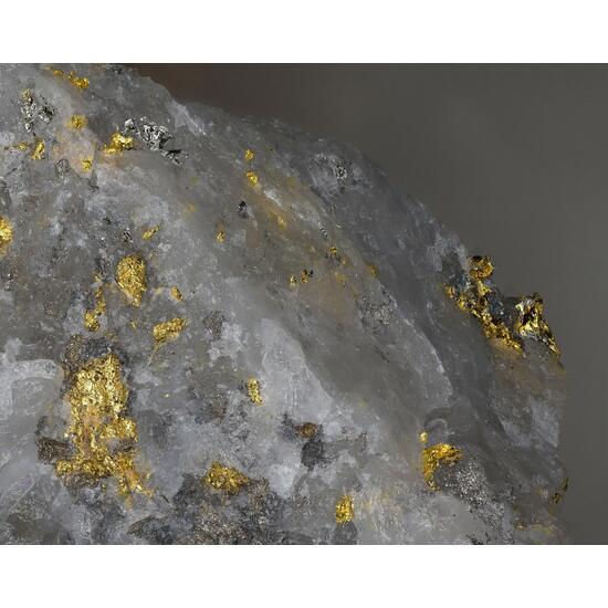 Native Gold Tsumoite & Tellurobismuthite