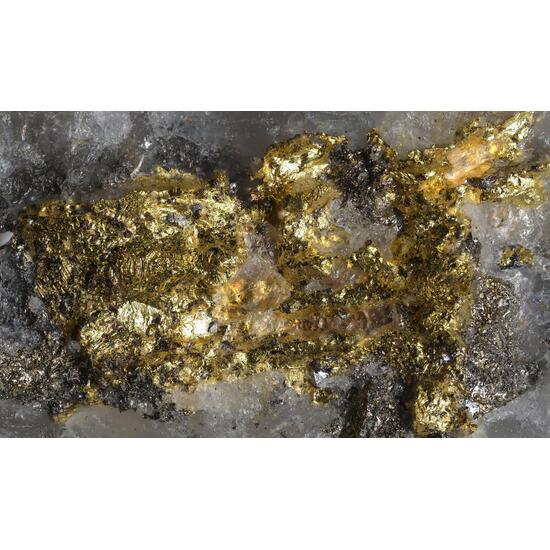 Native Gold Tsumoite & Tellurobismuthite