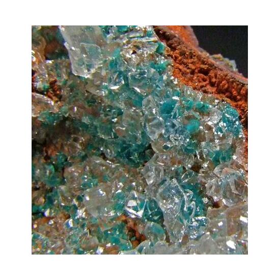 Aurichalcite Inclusions In Hemimorphite & Calcite