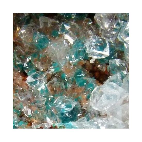Aurichalcite Inclusions In Hemimorphite & Calcite
