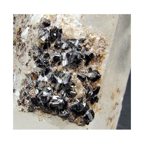 Cassiterite On Quartz