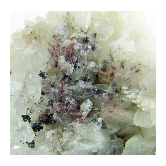 Native Mercury On Dolomite With Cinnabar Inclusions & Quartz