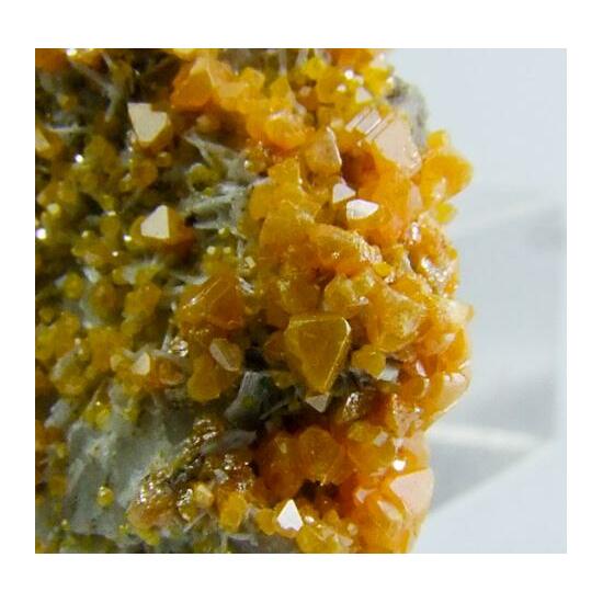 Wulfenite On Baryte