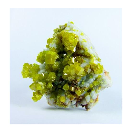 Pyromorphite On Quartz