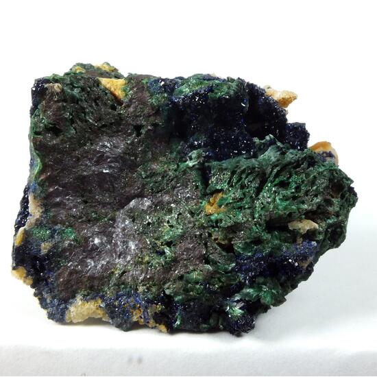 Azurite Malachite On Cuprite