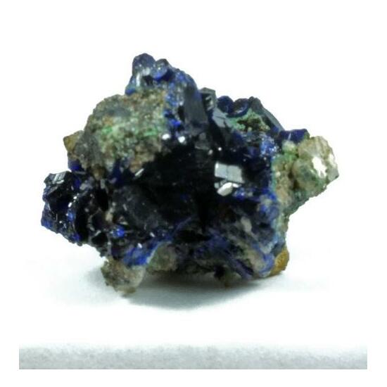 Azurite On Cerussite