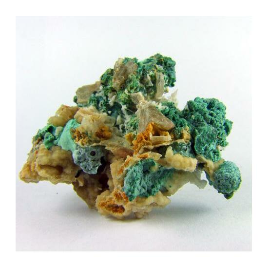 Langite Ktenasite Cerussite & Malachite