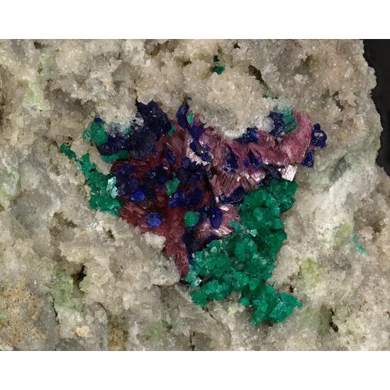 Tangdanite & Azurite & Erythrite