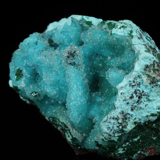 Quartz On Chrysocolla Psm Azurite