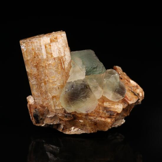 Goshenite With Fluorite & Muscovite