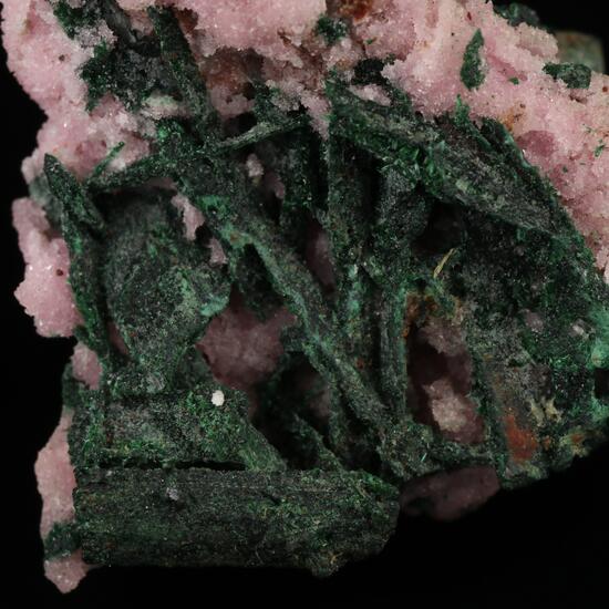 Malachite Psm Azurite On Cobaltoan Calcite