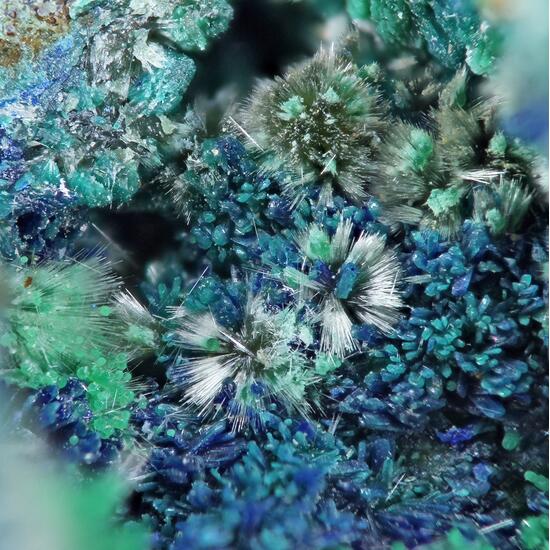 Conichalcite Olivenite & Azurite