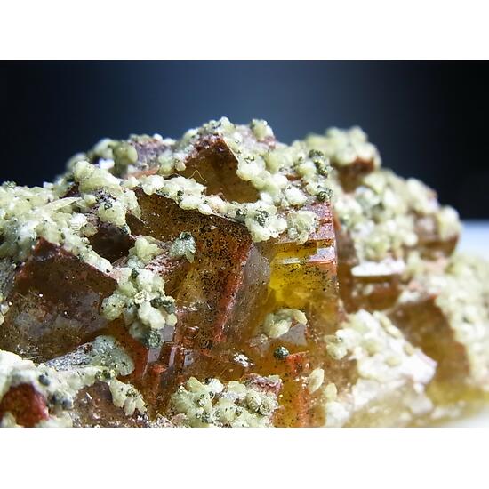 Fluorite With Dolomite & Chalcopyrite