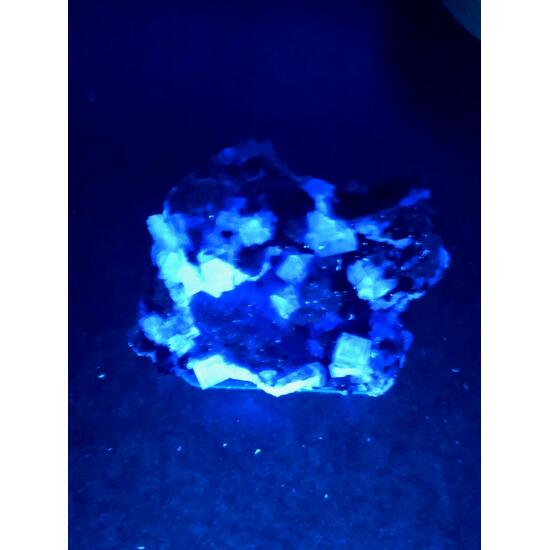 Fluorite With Calcite & Quartz