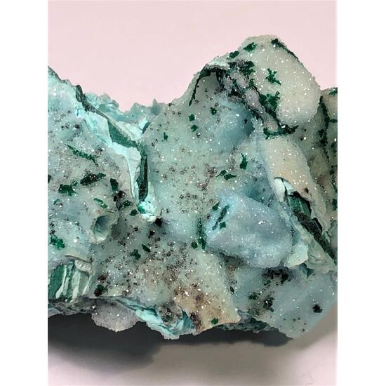 Chrysocolla With Malachite & Quartz