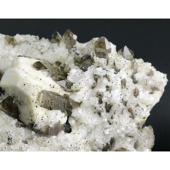 Smoky Quartz Microcline & Albite