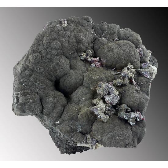 Proustite & Argentopyrite On Native Arsenic