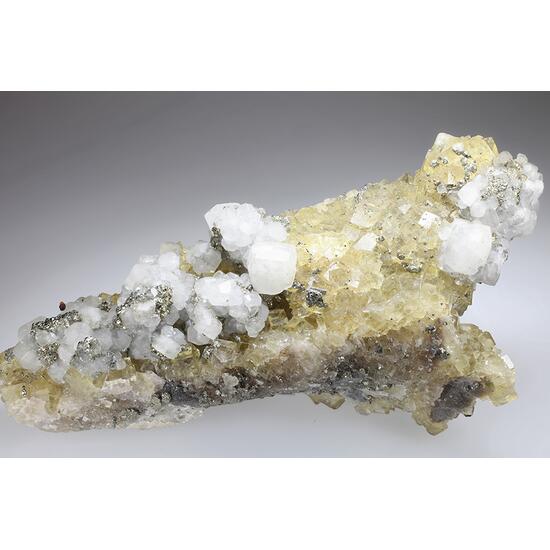 Fluorite Calcite & Pyrite