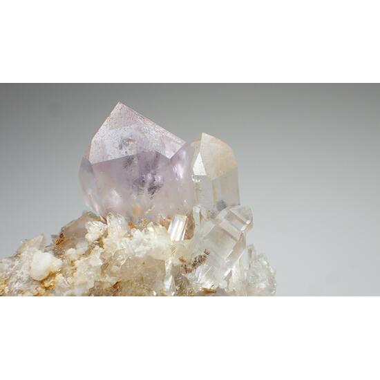 Amethyst & Quartz Var Sceptre & Pericline