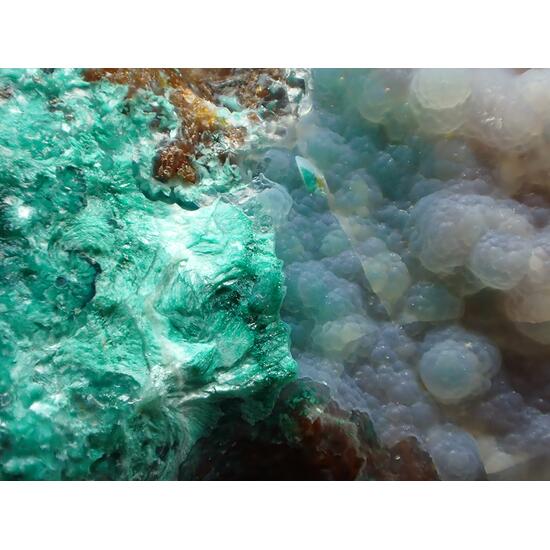 Pseudomalachite & Chalcedony