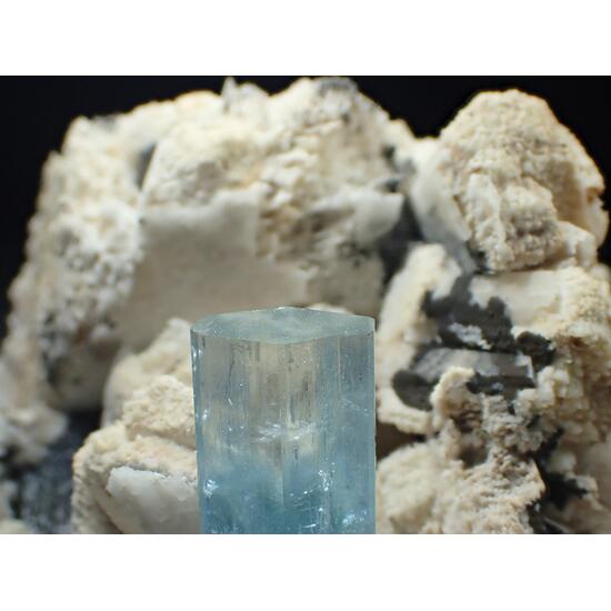 Aquamarine Feldspar & Schorl
