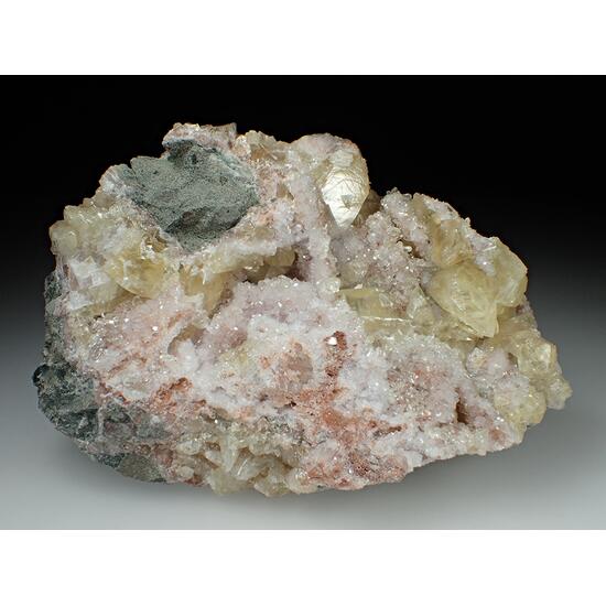 Harmotome & Calcite