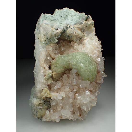 Prehnite & Quartz