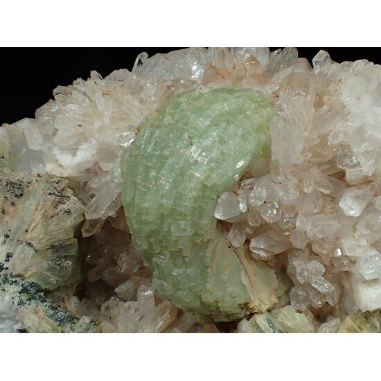 Prehnite & Quartz