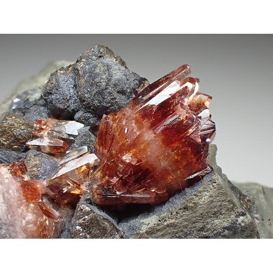 Rhodochrosite & Pyrrhotite