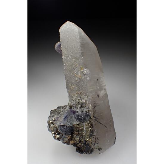 Quartz Cosalite Pyrite & Fluorite
