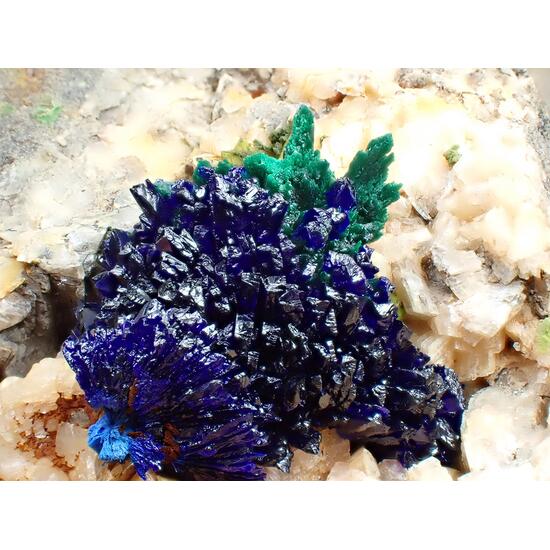 Azurite & Malachite & Dolomite