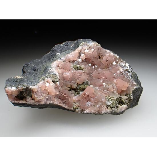 Rhodochrosite & Pyrite