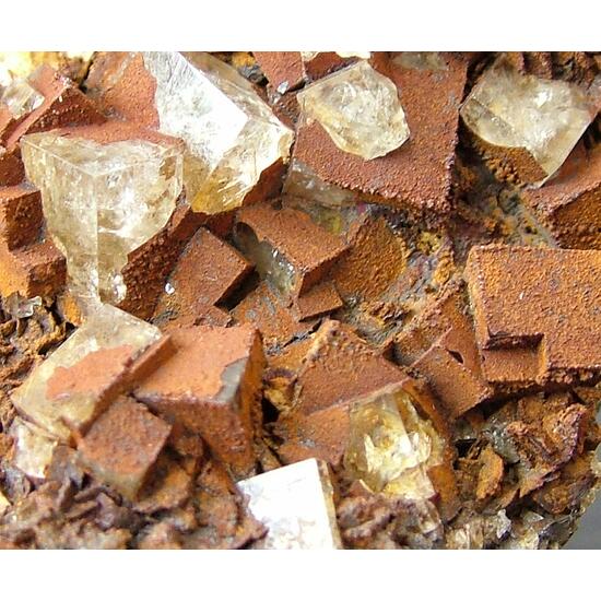 Fluorite With Limonite