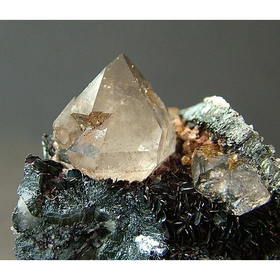 Smoky Quartz With Hematite