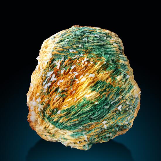 Baryte Malachite & Calcite