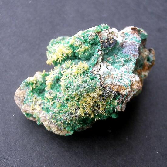 Pyromorphite & Pseudomalachite