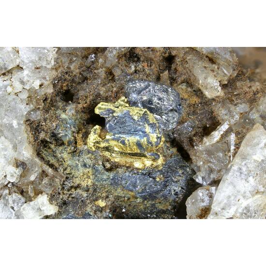 Tetradymite & Native Gold